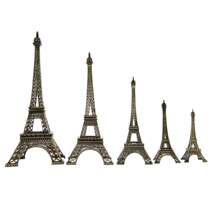 DU# New Metal Crafts Bronze Tone Alloy Paris Eiffel Tower Fi