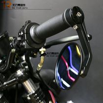 Retro Motorcycle modified high quality CNC coffee cafe racer Rear view mirror mirror Handlebar Handlebar Mirror