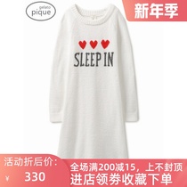 Japan you gelato pique autumn and winter soft love cat long sleeve pajamas women's home suit GP