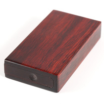 Red sandalwood carving hand-polished cigarette case 5 wooden new portable mens cigarette wooden solid wood cigarette case