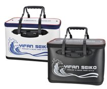 Yifan Seiko imported PU leather double-layer thickened live fish bucket with oxygen holes strong and durable anti-aging