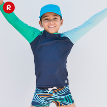 Reima children long sleeve swimsuit men stretch UV50 sweat T-shirt sunscreen beach suit 2020 new summer