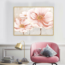Modern minimalist plant flower decoration painting hand-painted oil painting living-room sofa hanging painting flower Dynasty New Years Eve banners