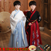 Boys Hanfu costume little boy baby childrens improvement Tang costume costume ancient style Chinese culture Chinese clothing summer