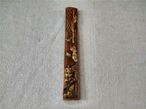 (Supreme Room) (Japan Return) Relief Ginned Dancing Skills Landscape Figure Pure Copper Knife Handle