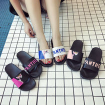 A variety of fashionable animals wear sandals and slippers for womens summer indoor home cute bathroom non-slip cartoon pink leopard slippers