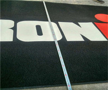 Plastic Pvc Spray Silk Ground Mat Thickened Elevator Entrance Doormat Hotel Greet Pin Non-slip Waterproof Red Carpet Set for LOGO