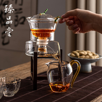 Zhenpintang glass lazy kung fu tea set tea cup set simple creative semi-automatic tea maker home