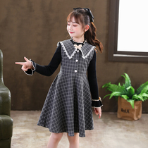 Girls autumn dress new style children Korean version of two-piece autumn little girl suit fashionable skirt women