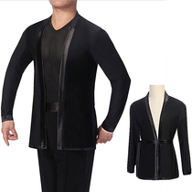 Mens Latin dance tops mens clothing tops national standard dance performances competition suits dance sailor jitba