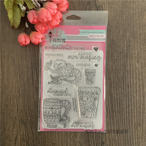 Pink Main Mermaid Coffee Mermazing Coffee Import Transparent Seal