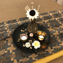  Characteristic beauty bed decoration ornaments Rattan aromatherapy ornaments combination aromatherapy stove with tray decoration small ornaments