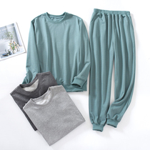 Pure Color Cotton Sweatpants Womens Sports Suit 2022 Spring Summer New Mens Casual Big Yard home clothes can be worn outside the summer