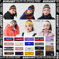 1920BSRABBIT KOREA ski hairband sports yoga board clothes pants outdoor running womens single and double board