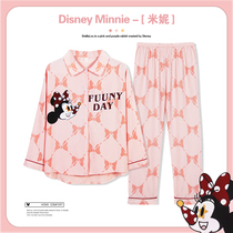 Sleepwear Lady Spring Autumn Season Pure Cotton Long Sleeves Ice Cotton Thin CUTE BIG CODE HOME 2021 NEW SUIT SUMMER