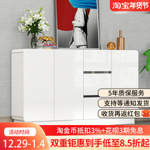 simple modern dining sideboard ultra-thin living room tea cabinet dining room wall-to-wall household storage cupboard integrated wine cabinet