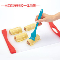 Bull Stock Integrated Silicone Brush Cake Oil Brushed Tool High Temperature Resistant Baking Barbecue Brush Cuisine Honeydew