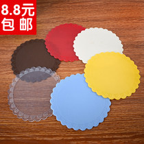 PVC Eurostyle Creative Minima Round Cup Cushion Tea Cup Cushion Silicone Heat Insulation Mat Table Mat Thickened Anti Slip Disc Mat