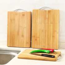 Bamboo cutting board Kitchen cutting board Sticky board Rectangular chopping board Accounting board Rolling panel Household thick non-solid wood cutting board knife