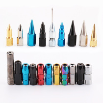 Yellowoil gun head flat head flat tip pneumatically high-pressure butter nozzle head Grease Nozzle Universal Accessories Joint Pointed Gun Mouth