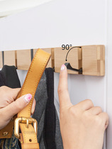 Hanging Wall Wall door rear rack creative row clothes hook coat hook non-perforated clothes adhesive hook Wall