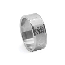 Spot hot sale 2021 football fan supplies souvenir gifts football club stainless steel ring hair