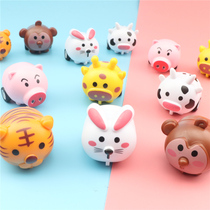 Mini-back-force small car Childrens creative resistance to fall 2-6-year-old boy baby girl plastic ground toy car