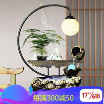 Water source workshop Zen water flow ornaments Back flow incense hall Interior Feng Shui wheel decoration Office shop creativity
