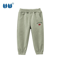 Tailstock Special Price Clear Cabin Childrens Clothing 2022 Spring New Korean Version Children Pants Leka Cotton Mill Fur Baby Long Pants