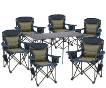 Extra Large size thickened folding 1 4 meters table camping leisure folding tables and chairs folding tables and chairs self-driving tour desks and chairs