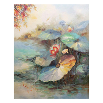 Xu Feifei Lotus Funfine pure hand-painted 60x80cm