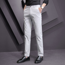 Casual pants men Korean version of the trend autumn New straight business pants youth trousers loose size mens pants