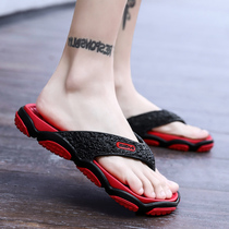 Summer herringbone towing male slippers anti-slip Vietnamese beach sandals Slippers Boomers Outdoor Clips Mens Shoes Personality Outwear