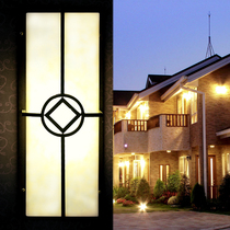 Imitation marble lamp welcome lamp lobby hotel outdoor European wall lamp engineering wall lamp outdoor lamp villa wall lamp