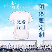 Custom T-shirt short sleeve cotton printing logo custom-made classmate party dress diy advertising cultural shirt work clothes