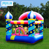  Doctor Dolphin baby bouncy castle outdoor household small trampoline jumping bed Kindergarten naughty Castle childrens toys