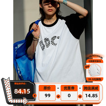 BDCT 22SS Loose Leisure Letter Graffiti Short Sleeved Upper Man City Windy Round Collar Stamp T-shirt Tide