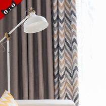 Sunshade and heat insulation curtains 2021 new full blackout cloth curtain cloth simple modern living room bedroom popular Yijue