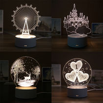 New Year gift creative desk lamp Night light Birthday gift Girl best friend to boyfriend Couple New Years Day New Years Day New Years Day New Years Day New Years Day