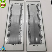 Type a C type E-type glass material cloth density meter Daxi textile fabric theodolite cloth density mirror cloth density ruler