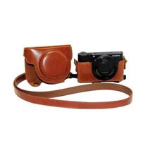 High Quality PU Leather Camera Bag Case Cover Pouch with 1 4