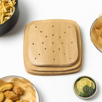 Air fryer special paper paper pad food grade oil absorbent paper pad paper baking household food silicone oil paper round paper plate
