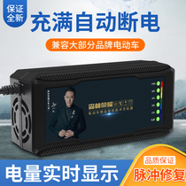 Intelligent electric vehicle battery charger 48V12AH64V20AH80v84v30ah96V tricycle Universal