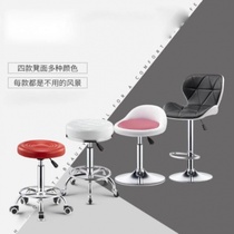 High and low belt can be rotated chair chair bench without backrest store tea restaurant student dormitory bar chair hairdressing shop Leisure