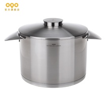 OQO Ou stainless steel household soup pot porridge soup pot large capacity creative stew pot anti-overflow lid