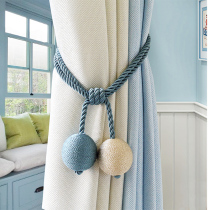 Curtain strap simple modern living room creative curtain rope strap Korean curtain buckle cute curtain tie