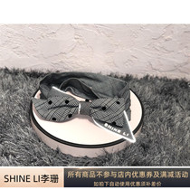 Moss new products SHINE LI Li Shan 20 autumn winter plaid wave dot retro butterfly knot hair with hair stirrup