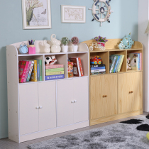 Childrens bookshelf childrens bookcase bookshelf simple student bookcase bookshelf shelf shelf bookshelf combination bookcase with cabinet door