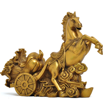 Horse coming up Property Swing pieces jade cabbage Merchants Home Accessories Office Business Gift Giao for Opening Gift