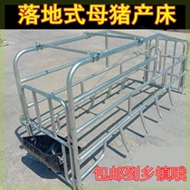 Mother Pig Production Bed Monomer Positioning Bar Limit Bar Breeding Pig Equipment With Double Conjoined Single Production Bed Landing Bed Simple Produce